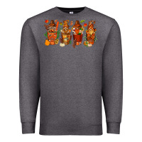 Charcoal Heather thanksgiving coffee cups with gnomes bbs Premium Sweatshirt - BundleAndBundleShop