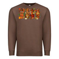 Chestnut thanksgiving coffee cups with gnomes bbs Premium Sweatshirt - BundleAndBundleShop