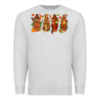 Dove Grey thanksgiving coffee cups with gnomes bbs Premium Sweatshirt - BundleAndBundleShop