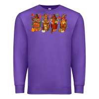 Thanksgiving Coffee Cups With Gnomes Bbs Premium Sweatshirt | Teevron