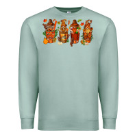 Seafoam thanksgiving coffee cups with gnomes bbs Premium Sweatshirt - BundleAndBundleShop