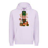 Lilac Christmas Nutcracker Premium Hoodie - NancyCooperArtShop