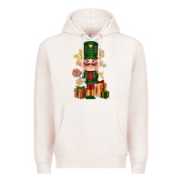 Pale Pink Christmas Nutcracker Premium Hoodie - NancyCooperArtShop