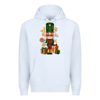 White Christmas Nutcracker Premium Hoodie - NancyCooperArtShop