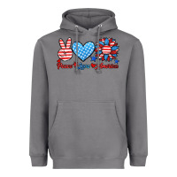 Peace Love America Heavyweight Hoodie | Teevron