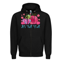 Black it s fall y all Zipper Hoodie - Zillion Design Studio
