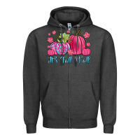 Charcoal Heather it s fall y all Zipper Hoodie - Zillion Design Studio