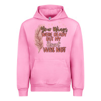 Fuchsia Pink your wings were ready but my heart was not Urban Hoodie - MaliasSmallBusiness