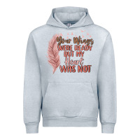 Heather Grey your wings were ready but my heart was not Urban Hoodie - MaliasSmallBusiness