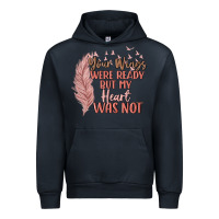 Navy your wings were ready but my heart was not Urban Hoodie - MaliasSmallBusiness