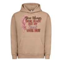 Pigment Burro your wings were ready but my heart was not Urban Hoodie - MaliasSmallBusiness