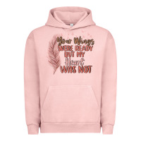 Pigment Salmon your wings were ready but my heart was not Urban Hoodie - MaliasSmallBusiness