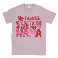 Lilac my favorite valentines call me mama Classic Tee - texasbilliewilder