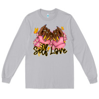 Moon Dust Self love pink afro nails Long Sleeve Tee - RanaPortraitStore