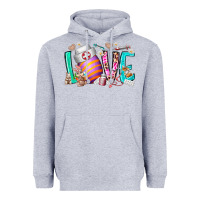 Heather Grey love easter day nurse Heavyweight Hoodie - RacoonDesign