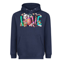 Navy love easter day nurse Heavyweight Hoodie - RacoonDesign