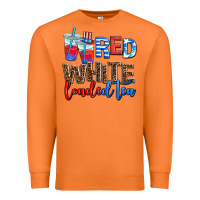 Carrot red whıte loaded tea Premium Sweatshirt - AdoDesignShop