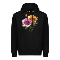 Black In Your Eyes Rose Premium Hoodie - LillyAllenDesigns