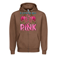 Chestnut in october we wear pink Zipper Hoodie - Zillion Design Studio