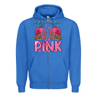 True Royal in october we wear pink Zipper Hoodie - Zillion Design Studio