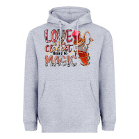 Heather Grey love is the closet thing to magic Heavyweight Hoodie - RacoonDesign
