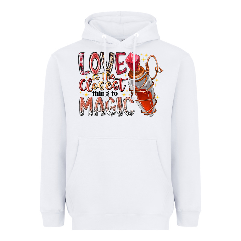 Love Is The Closet Thing To Magic Heavyweight Hoodie by RacoonDesign | Teevron