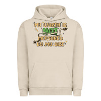 Pigment French Oak my worth is not defined by my size Urban Hoodie - MaliasSmallBusiness