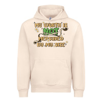 Sandshell my worth is not defined by my size Urban Hoodie - MaliasSmallBusiness