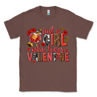 Chestnut just a girl who loves valentine Classic Tee - texasbilliewilder