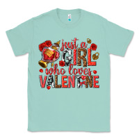 Just A Girl Who Loves Valentine Classic Tee | Teevron