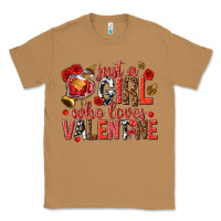 Toasted Coconut just a girl who loves valentine Classic Tee - texasbilliewilder