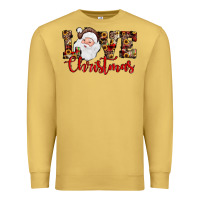 Antique Gold Love Christmas Santa Premium Sweatshirt - JahusDesignShop