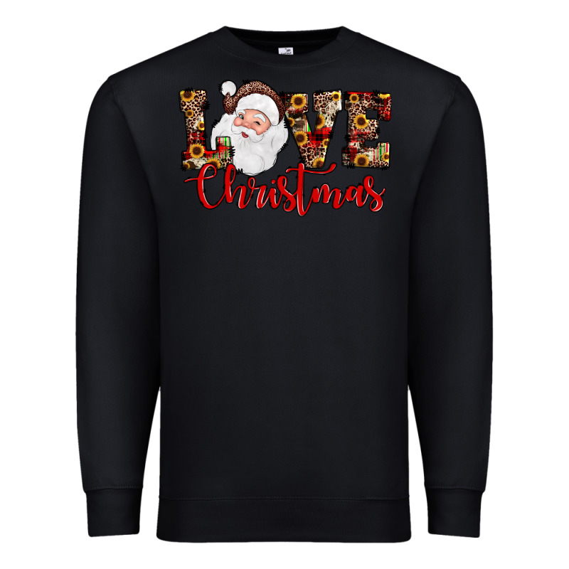 Love Christmas Santa Premium Sweatshirt by JahusDesignShop | Teevron