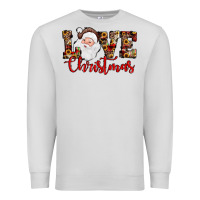 Dove Grey Love Christmas Santa Premium Sweatshirt - JahusDesignShop