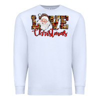 White Love Christmas Santa Premium Sweatshirt - JahusDesignShop