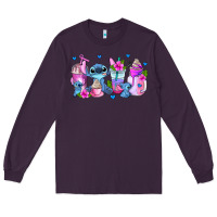 Plum stitch coffee cups Long Sleeve Tee - AdoDesignShop