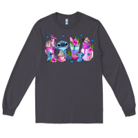 Smoke stitch coffee cups Long Sleeve Tee - AdoDesignShop