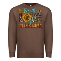 Chestnut for the love of sunshine sunflower our lady of guadalupe Premium Sweatshirt - JahusDesignShop