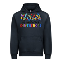 Navy 100 days of embracing differences Urban Hoodie - MaliasSmallBusiness