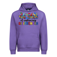 Tulip 100 days of embracing differences Urban Hoodie - MaliasSmallBusiness