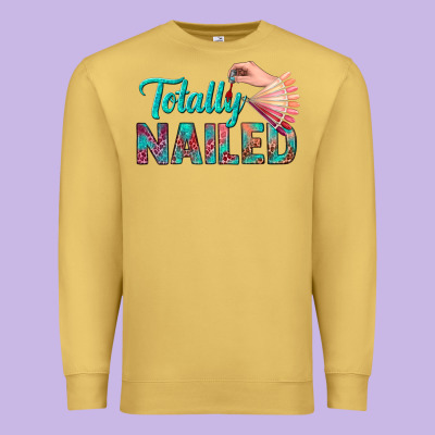 Totally Nailed Bbs Premium Sweatshirt Designed By Bundleandbundleshop