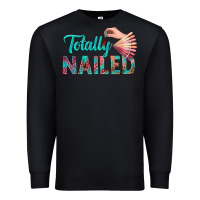 Black totally nailed bbs Premium Sweatshirt - BundleAndBundleShop