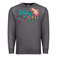 Charcoal Heather totally nailed bbs Premium Sweatshirt - BundleAndBundleShop