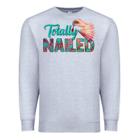 Heather Grey totally nailed bbs Premium Sweatshirt - BundleAndBundleShop