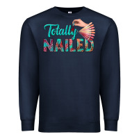 Navy totally nailed bbs Premium Sweatshirt - BundleAndBundleShop