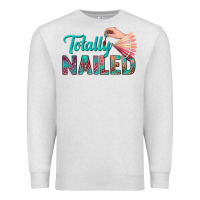 Oatmeal Heather totally nailed bbs Premium Sweatshirt - BundleAndBundleShop