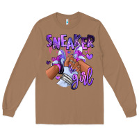 Toasted Coconut Purple galaxy sneaker girl Long Sleeve Tee - RanaPortraitStore
