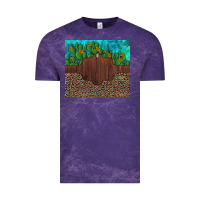 Cloud Purple custom cactus and sunflowers leopard turquoise Vintage Tee - Artiststas