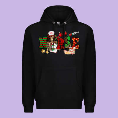 Christmas Nurse Premium Hoodie Designed By Nancycooperartshop