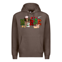 Coffee Christmas Nurse Premium Hoodie - NancyCooperArtShop